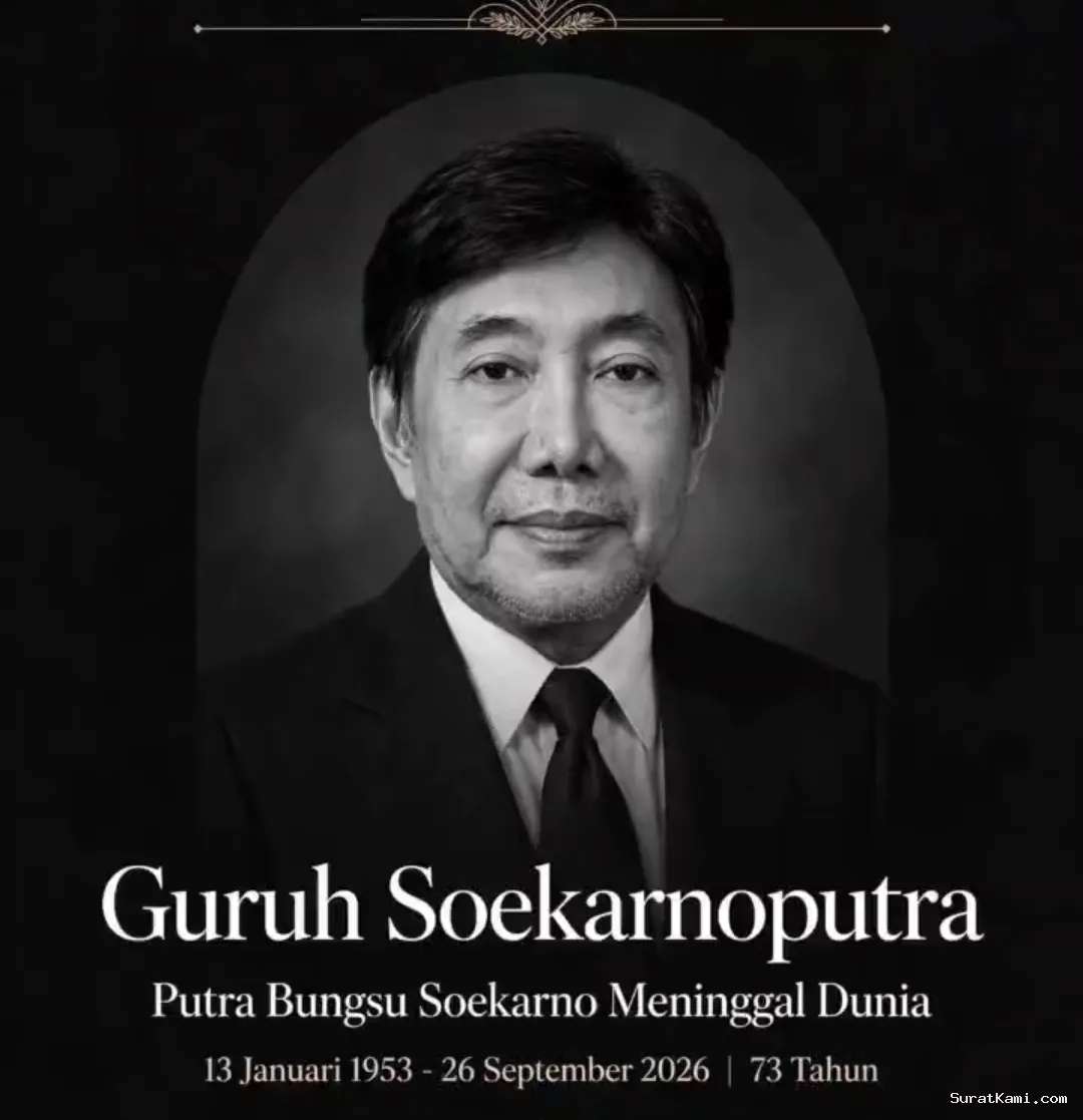 Guruh Soekarnoputra Meninggal Dunia pada Usia 73 Tahun