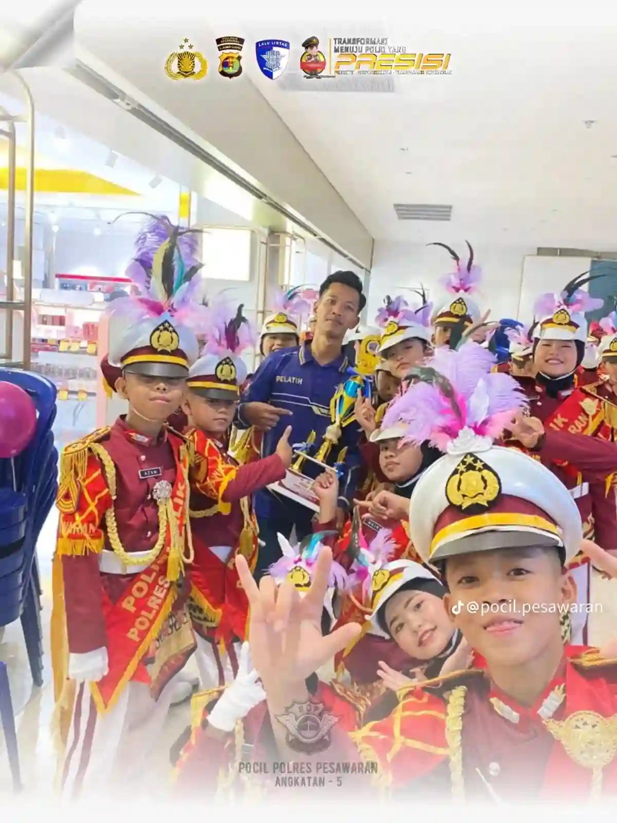 SDN 2 Gedong Tataan Raih Juara 2 Polisi Cilik Lampung
