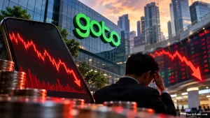 Saham GoTo Gojek Tokopedia (GOTO) Anjlok 14% Jadi Rp 43 pada 28 September 2026