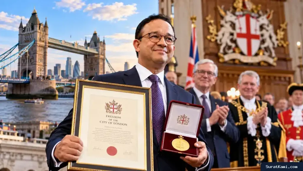 Anies Baswedan Raih Freedom of the City of London, Soroti Kebinekaan dan Kolaborasi