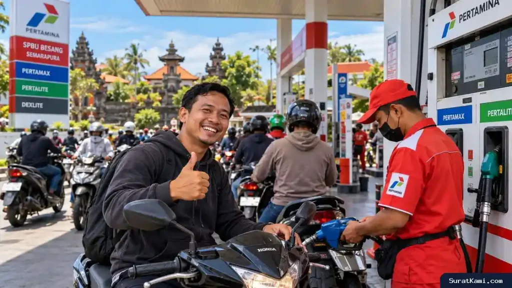 Antrean BBM di Klungkung Kembali Normal, Warga Kini Bisa Mengisi dalam Lima Menit