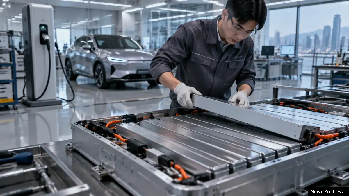 Blade Battery Generasi Kedua BYD Naikkan Kepadatan Energi 5 Persen