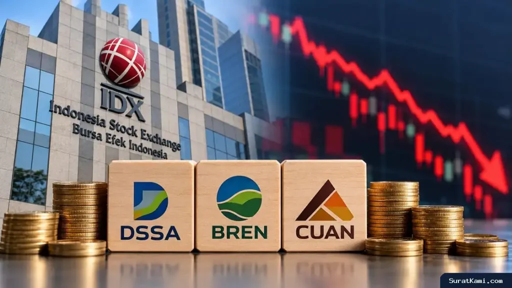 DSSA, BREN, dan CUAN Siapkan Buyback Saham Rp2,5 Triliun Usai Sanksi OJK
