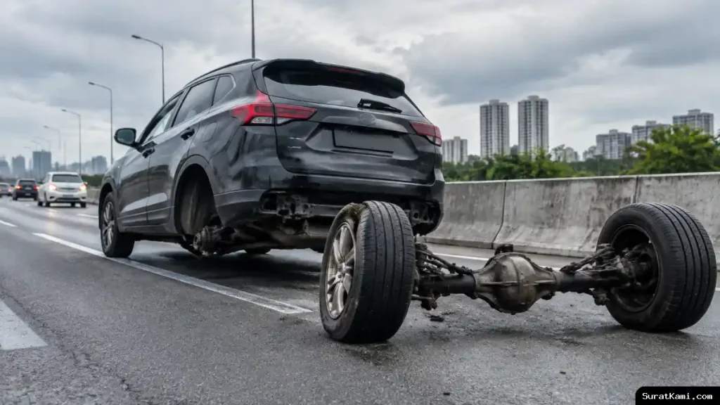 Insiden Chery Omoda 5 Malaysia Poros Belakang Terlepas Di Johor