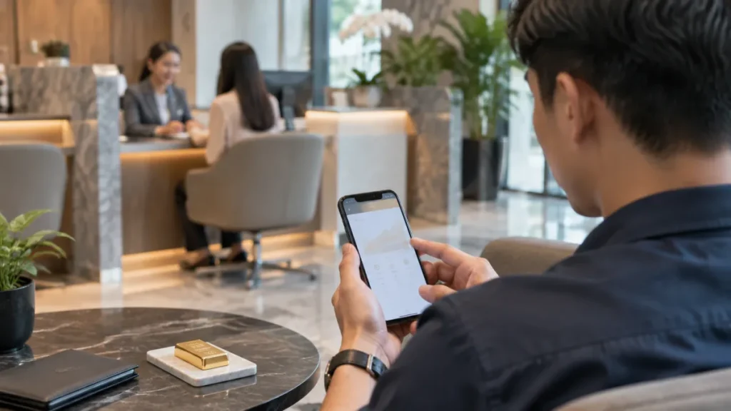 Layanan Digital Bank Mandiri Menjangkau Tabungan Emas Dan Bantuan Langsung
