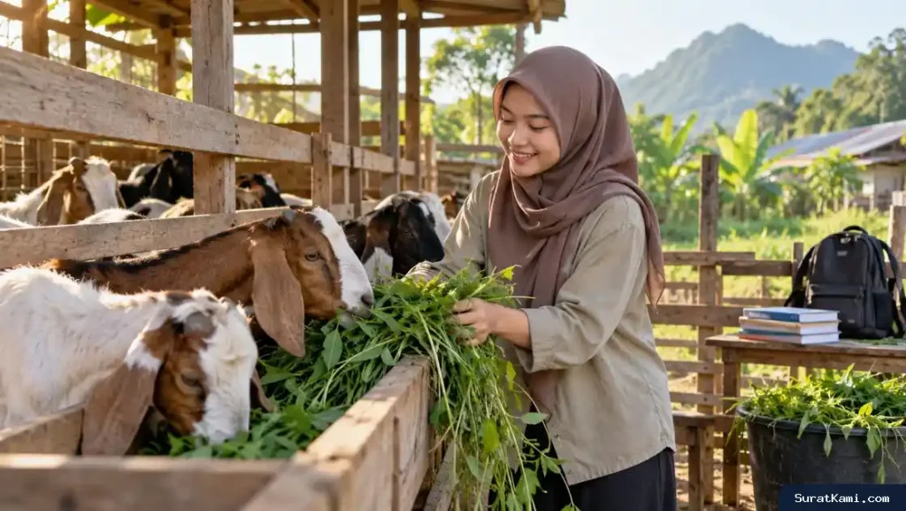 Mahasiswi UB Lulus dengan IPK 3,94 Sambil Beternak Kambing