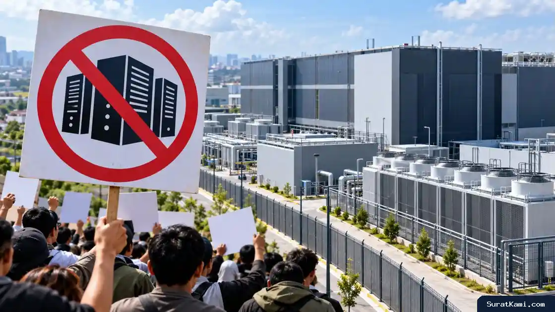 Protes Data Center Mengancam Investasi Rp2.341 Triliun di Amerika Serikat