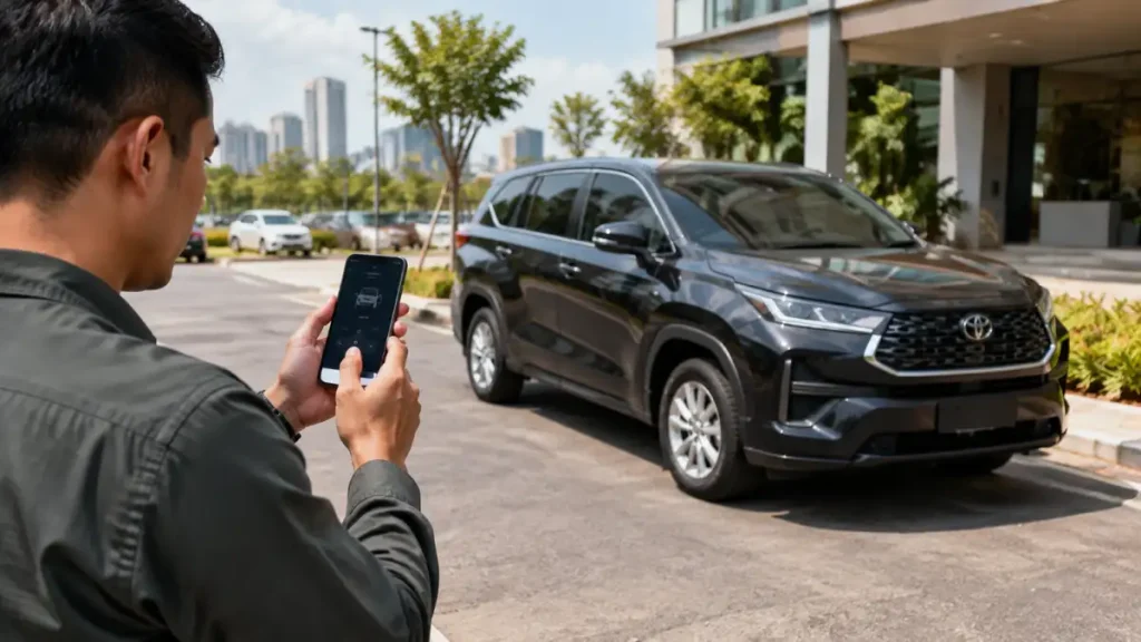 T Intouch With Toyota Remote Perluas Pemantauan Innova Zenix Di Luar Kabin