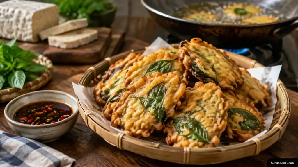 Tempe Goreng Rempah Kemangi Renyah Dan Harum