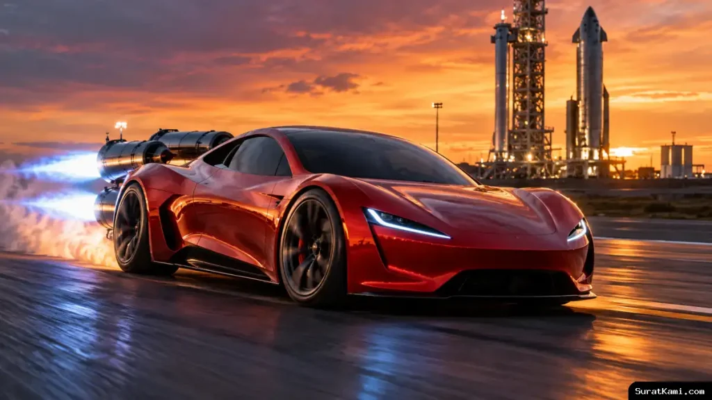Tesla Roadster Terbaru Tembus 97 Km/Jam dalam 0,81 Detik, Pamer Teknologi Pendorong SpaceX