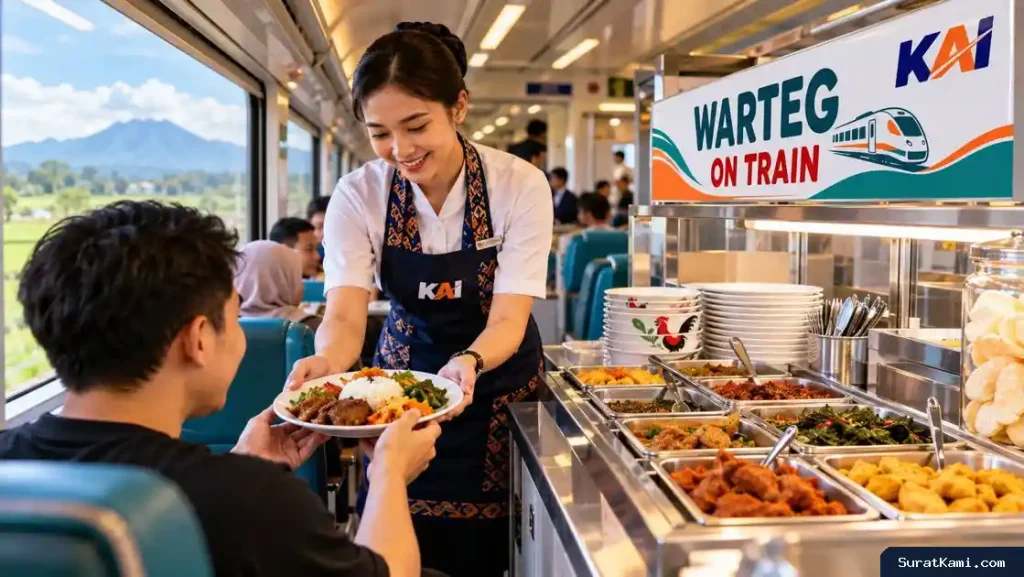 Warteg On Train Hadir di KA Batavia, KAI Tawarkan Sensasi Makan Rumahan di Atas Kereta